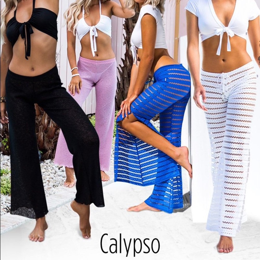 *white* wicked weasel calypso pants